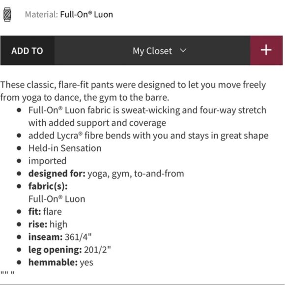 Lululemon Groove Pant III Flare Full-On Luon Black Yoga Athleisure 12 - Picture 10 of 10